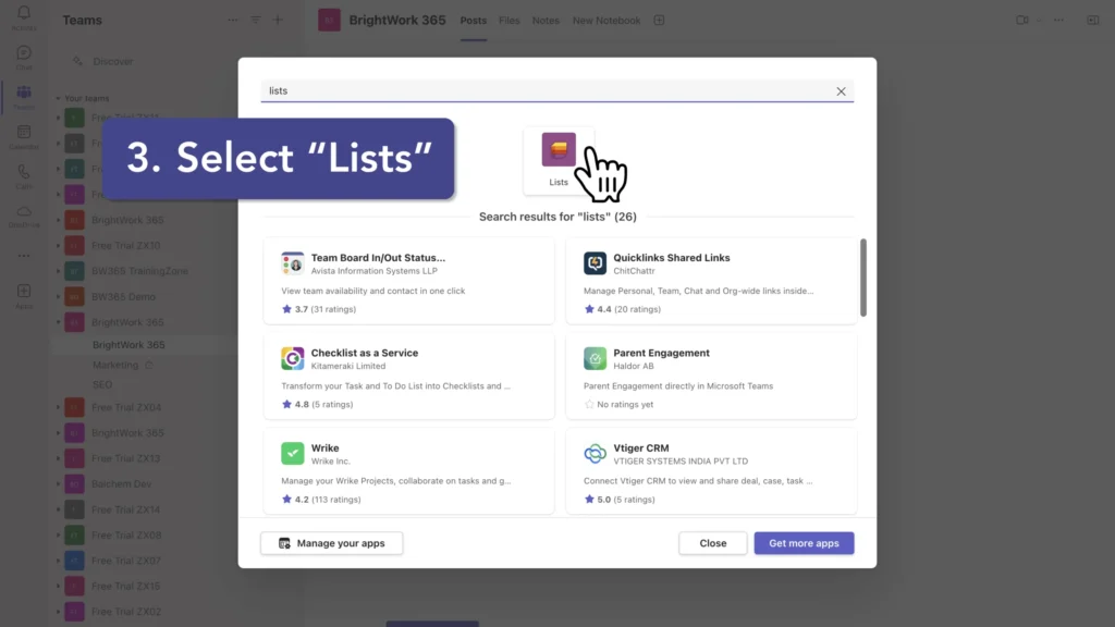 How to Add a Microsoft List to a Microsoft Teams Channel