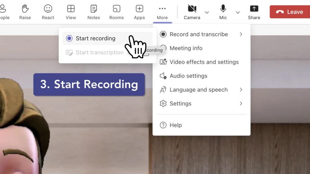 How to Record a Microsoft Teams Meeting