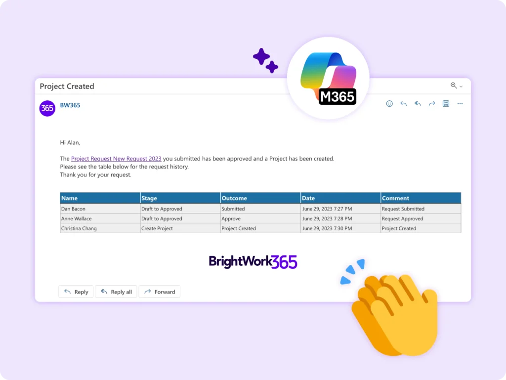 Build project sites From approved requests